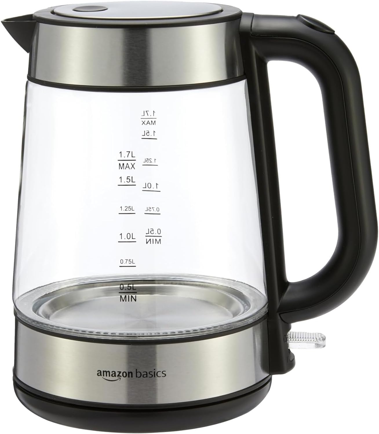 Amazon Basics Bouilloire Verre 1,7L
