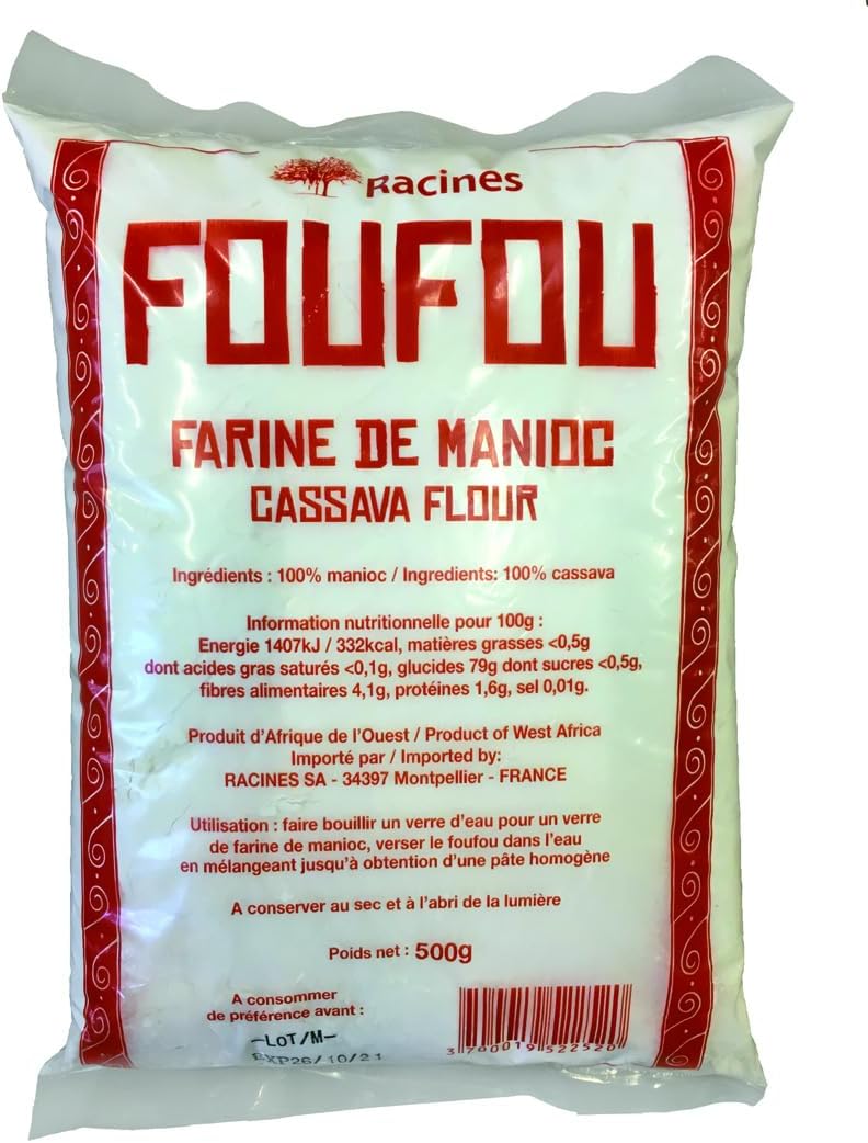 Maolo Foufou Manioc Bénin 500g
