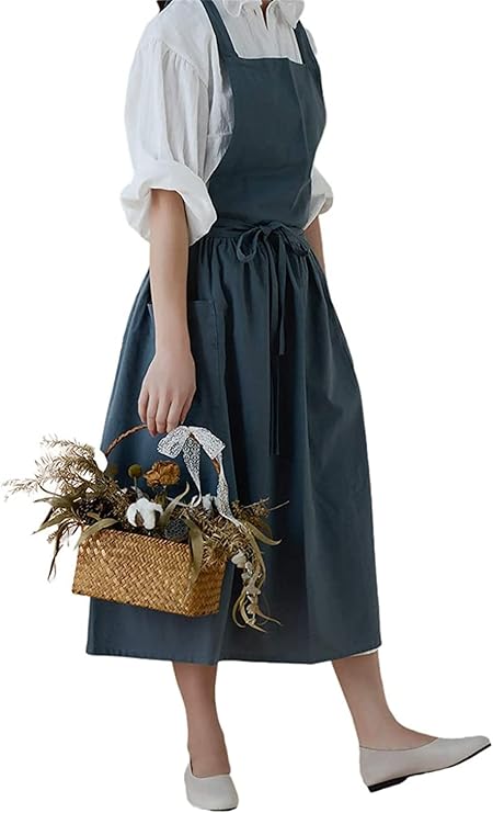 Tablier japonais bretelles croisées